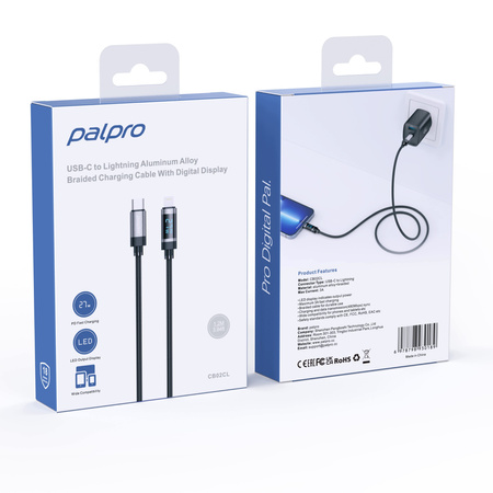 PALPRO KABEL USB-C LIGHTNING SZYBKIE ŁADOWANIE DO APPLE IPHONE 12 13 14 1M