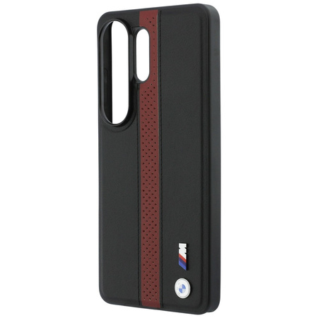 Etui BMW Perforated Stripe Logo MagSafe  do Samsung Galaxy S26 Ultra czerwony
