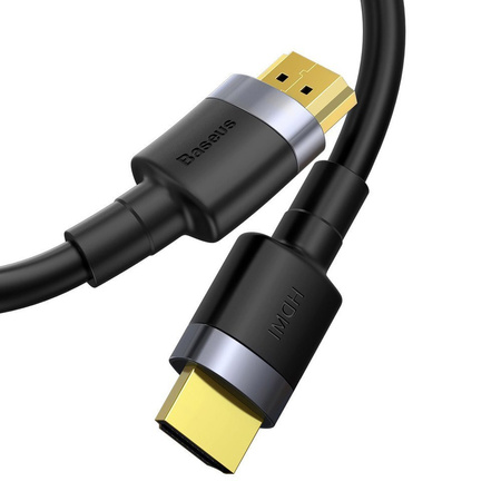 Baseus Cafule kabel przewód HDMI 2.0 4K 60 Hz 3D 18 Gbps 2 m czarny (CADKLF-F01)