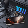 TECH-PROTECT CC01 ŁADOWARKA SAMOCHODOWA DO SMARTFONÓW 2-PORTOWA PD30W QC3.0