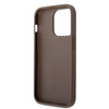 Guess GUHCP15X4GMGBR iPhone 15 Pro Max 6.7" brązowy/brown hardcase 4G Big Metal Logo