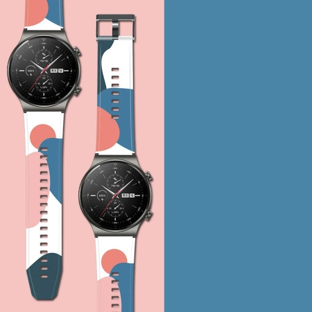 STRAP MORO PASEK DO HUAWEI WATCH GT2 PRO OPASKA SILIKONOWA ZEGAREK WZÓR 11
