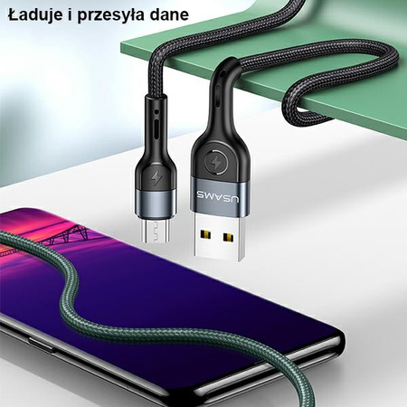 USAMS KABEL MICRO USB U55 DO TELEFONÓW DO ŁADOWANIA I PRZENOSZENIA DANYCH