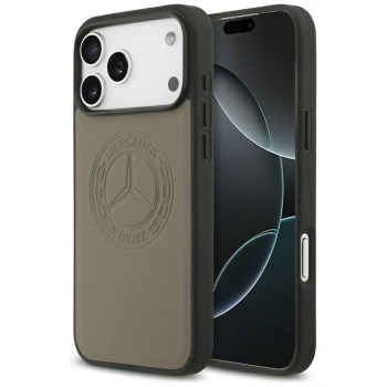 MERCEDES ETUI LEATHER VINTAGE LOGO MAGSAFE DO IPHONE 17 PRO MAX LUKSUSOWA