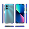 Spring Case pokrowiec żelowe etui z kolorową ramką do Xiaomi Redmi 10 czarny