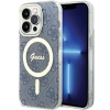 Etui Guess IML 4G MagSafe na iPhone 15 Pro - niebieskie