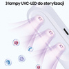 USAMS LAMPA UV-C RĘCZNA MINI DO TELEFONÓW IPHONE XIAOMI SAMSUNG DEZYNFEKCJA