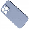 Silikonowe magnetyczne etui iPhone 14 Plus Silicone Case Magsafe - szaroniebieskie