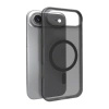 Etui silikonowe Puro Daylight kompatybilne z Magsafe na iPhone 17 Air - półprzezroczyste czarne