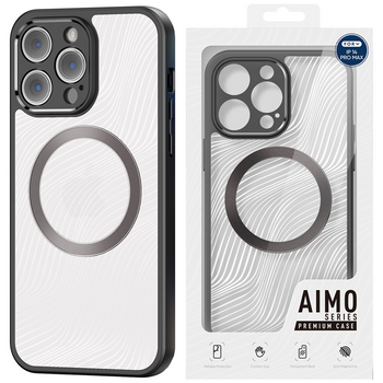 Pancerne etui iPhone 14 Pro kompatybilne z MagSafe Dux Ducis Aimo Mag - czarne