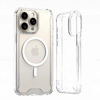 HURTEL ETUI CLEAR CORNER CASE DO IPHONE 16 PLUS DO MAGSAFE TELEFON