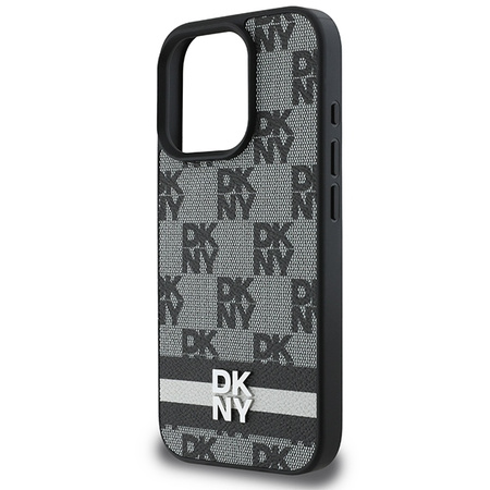 DKNY ETUI HARDCASE DO IPHONE 16 PRO MAX 6,9 Z PASKIEM CHEQUERED STRIPES