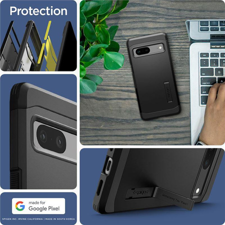 SPIGEN TOUGH ARMOR GOOGLE PIXEL 7 BLACK