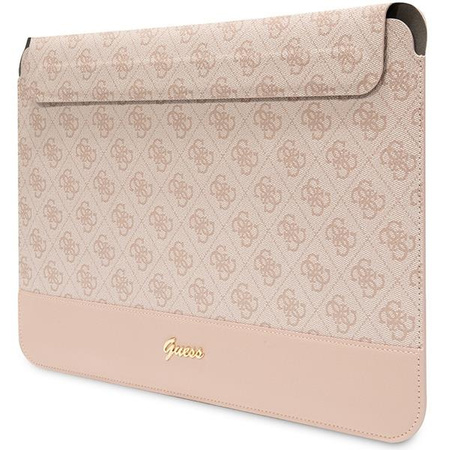 Etui Guess 4G Stripe Metal Logo GUCS14PS4SGP na laptopa 14" - różowe
