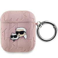 KARL LAGERFELD ETUI KLA2PGKCPP DO AIRPODS 1 2 Z MONOGRAMEM KARL I CHOUPETTE