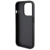 Etui Ferrari Perforated Waves Metal Logo na iPhone 15 Pro - czarne