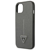 Guess GUHCP13SPSATLG iPhone 13 mini 5,4" srebrny/silver hardcase SaffianoTriangle Logo