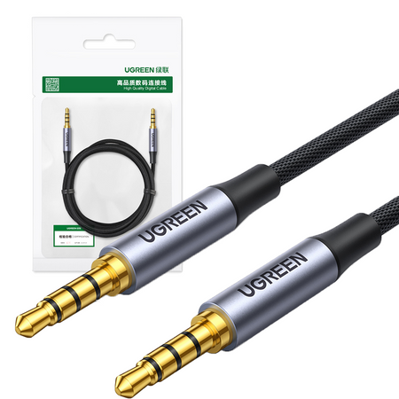 Ugreen kabel przewód AUX mini jack 3.5mm (męski) - mini jack 3,5mm (męski) 3m czarny (AV183)