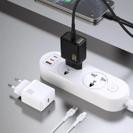 DUDAO ŁADOWARKA GAŃ PD20W USB-C DO TELEFONÓW IPHONE GALAXY NOTE 10W SZYBKIE