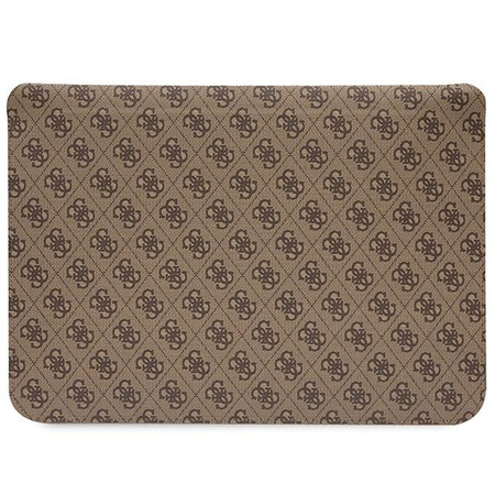 Etui Guess GUCS14P4RPSW 14" brązowy/ brown 4G Printed Stripes