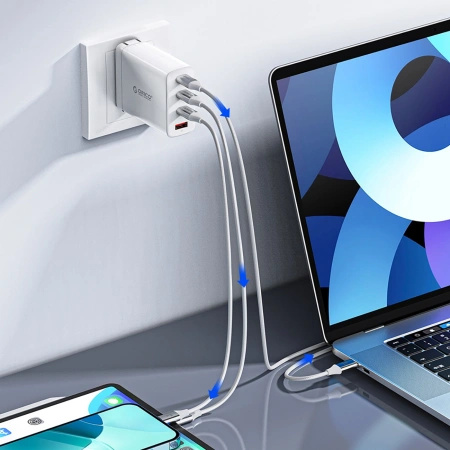ORICO KABEL USB-C DO USB-C 60W 3A DO LAPTOPÓW TELEFONÓW 1M SZYBKA ŁADOWARKA