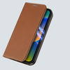 Dux Ducis Skin X2 etui do iPhone 14 Pro pokrowiec z magnetyczną klapką brązowy