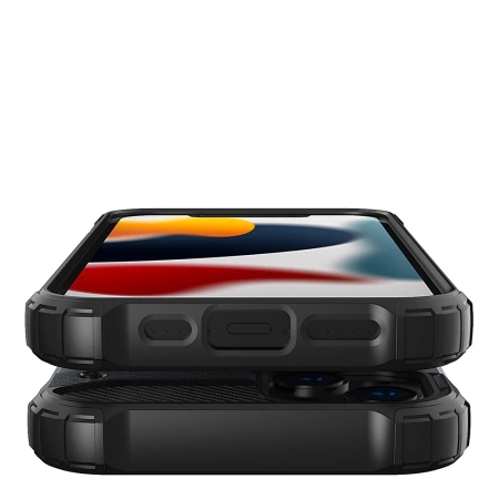 Hybrid Armor etui iPhone 14 pancerny hybrydowy pokrowiec niebieskie