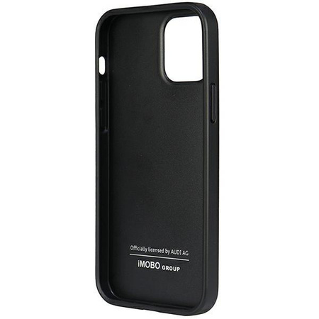 Etui Audi Synthetic Leather na iPhone 12 / iPhone 12 Pro - czarne AU-TPUPCIP12P-TT/D1-BK