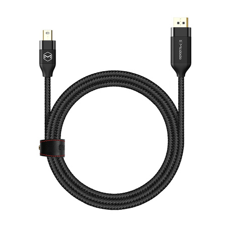 Kabel do monitora Mcdodo mini DP do DP 4K HDR czarny 2m