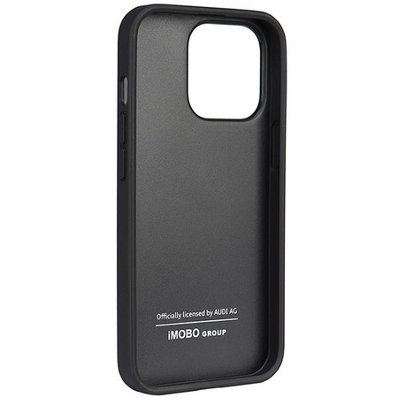 Etui Audi Synthetic Leather na iPhone 13 Pro / 13 - czarne AU-TPUPCIP13P-TT/D1-BK