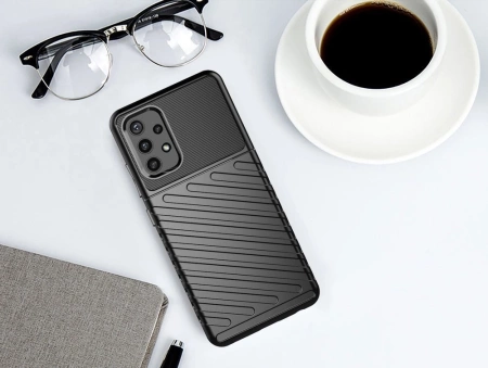 HURTEL CASE ELASTYCZNE POKROWIEC PANCERNY DO SAMSUNG GALAXY A72 4G OCHRONA