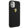 Ferrari FESSIHCP12SBK iPhone 12 mini 5,4" czarny/black hardcase On Track Silicone