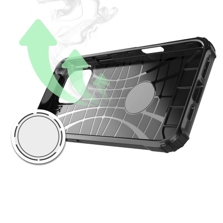 HURTEL ETUI HYBRID ARMOR PANCERNE DO IPHONE 16 PRO MAX FULL OCHRONA APARATU