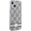DKNY ETUI HARDCASE DO IPHONE 15 PLUS 14 PLUS 6.7 IML CHECKERED MONO