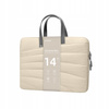 INNOSTYLE WODOODPORNA TORBA NA LAPTOPA 14 CALI CARRYLITE SLIM BEŻOWA DAMSKA