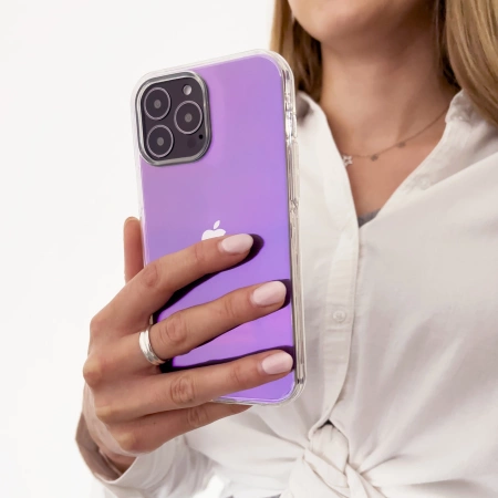 HURTEL AURORA CASE ETUI DO IPHONE 13 PRO MAX ŻELOWY POKROWIEC OPALIZUJĄCY