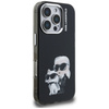 Etui Karl Lagerfeld IML Aquarelle Karl   & Choupette & Logo do iPhone 16 Pro czarny