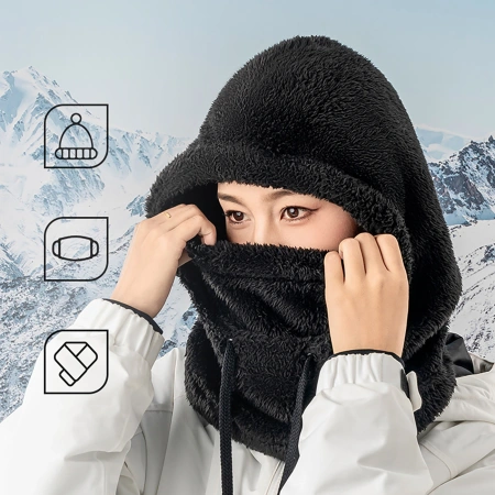 QUNATURE KOMINIARKA NARCIARSKA TERMICZNA MASKA DO NARCIARSTWA SNOWBOARDU L