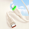 MCDODO ŁADOWARKA KABEL USB-C LIGHTNING SZYBKIEGO ŁADOWANIA DO IPHONE 1M LED BEŻOWY