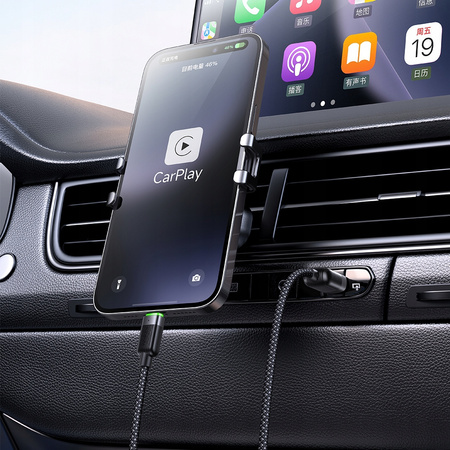 MCDODO ŁADOWARKA KABEL USB LIGHTNING SZYBKIEGO ŁADOWANIA DO IPHONE 1M LED