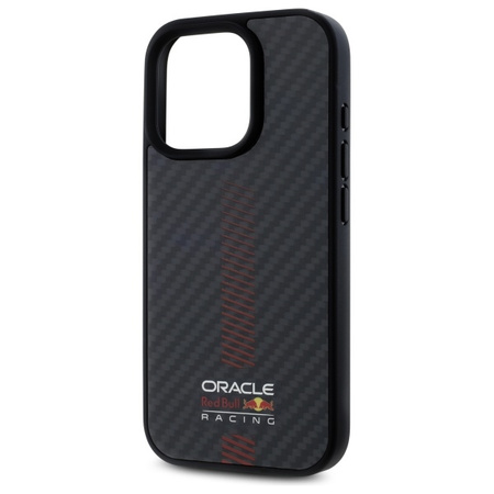 Red Bull RBHMP15X24CFGSMK iPhone 15 Pro  Max 6.7 hardcase czarny/black Carbon Fiber Power Bar MagSafe
