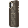 Etui Guess 4G Stripe MagSafe do iPhone   17 brązowy
