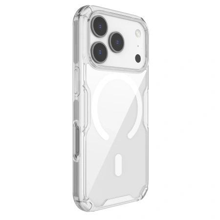 Etui Nillkin Nature TPU Pro kompatybilne z MagSafe na iPhone 17 Pro - białe