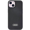 Etui Audi Silicone Case na iPhone 14 - czarne AU-LSRIP14-Q3/D1-BK