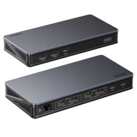 UGREEN HUB ADAPTER USB-C DO 2X USB-A 2X USB-C 2X HDMI 2X DISPLAYPORT Z RJ45