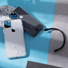 Baseus Transparent Key usztywnione etui z żelową ramką iPhone 11 Pro Max czarny (WIAPIPH65S-QA01)