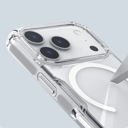 Etui Nillkin Nature TPU Pro kompatybilne z MagSafe na iPhone 17 Pro - białe