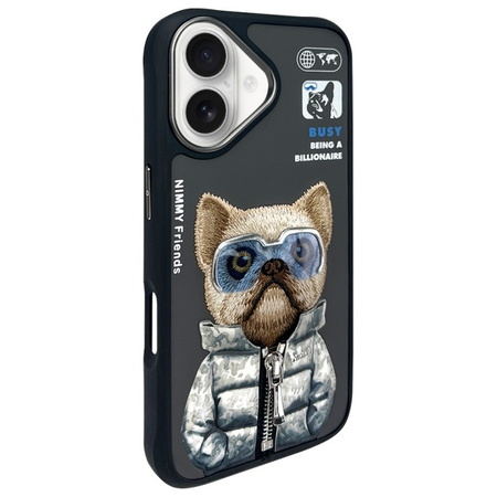 NIMMY ETUI DO IPHONE 16 6.1 POKROWIEC Z DESIGNEM DOG OCHRONNY COOL&CUTE 2.0
