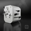 Adapter podróżny SBS TEADAPTUSBTCUNI USB-C USB-A uniwersalny - biały