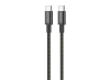 JELLICO kabel B28 USB-C - USB-C PD 60W 1M Czarny